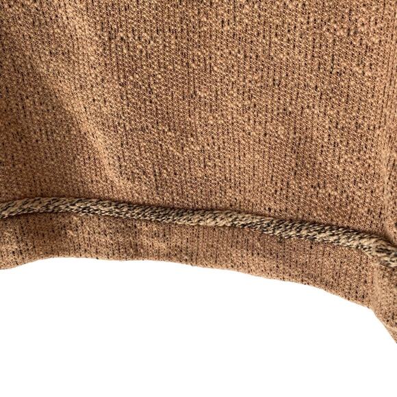 Free People Jade Tan Pullover Knit Crop Sweatshirt size small - Picture 7 of 11